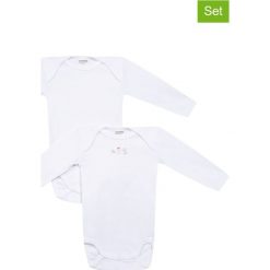 Body (2 szt.) w kolorze białym. Białe body niemowlęce Absorba & DIM, z nadrukiem, z bawełny, bez rękawów. W wyprzedaży za 25,95 zł.