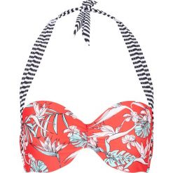 Biustonosz bikini na fiszbinach bonprix czerwony w kwiaty. Czerwone stroje kąpielowe damskie bonprix, w kwiaty. Za 89,99 zł.