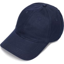 Lacoste Czapka z daszkiem Niebieski. Niebieskie czapki męskie Lacoste, bez wzorów, z bawełny. Za 240,95 zł.