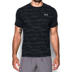Under Armour Koszulka męska Threadborne Run Mesh SS czarna r. XL (1298851-001). Czarne koszulki sportowe męskie Under Armour, m, z meshu. Za 117,75 zł.
