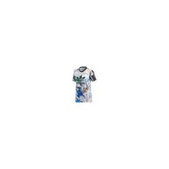 Adidas Koszulka damska Shirt Treofil Passinho biało-niebieska XS (CY7370). Niebieskie bluzki damskie marki Adidas, xs. Za 151,82 zł.