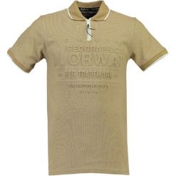 Geographical Norway Męska Koszulka Polo Kupply Xl Beżowy. Brązowe koszulki męskie marki Geographical Norway, xl, bez wzorów, polo, bez rękawów. Za 149,00 zł.