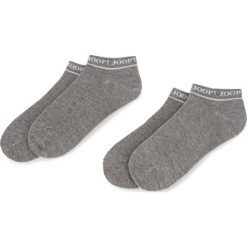 Zestaw 2 par niskich skarpet damskich JOOP! - Terry Lurex Sneaker 760.070 Grey Mel. 2300M. Szare skarpetki damskie JOOP!, bez wzorów, z elastanu. Za 59,00 zł.