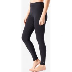 Legginsy Gym & Pilates Fit+ 500 damskie. Szare legginsy damskie NYAMBA, s, bez wzorów, z elastanu. Za 39,99 zł.