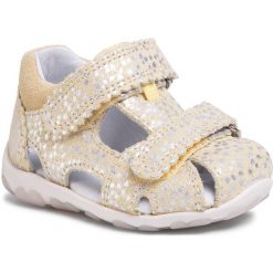Sandały SUPERFIT - 6-00037-60 M Gelb. Żółte sandały dziewczęce Superfit, ze skóry, bez zapięcia. Za 229,00 zł.