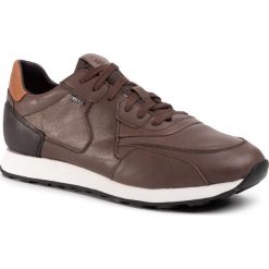 Sneakersy GEOX - U Vincit E U945VE 00043 C6T9B Dk Coffee/Black. Pomarańczowe sneakersy męskie Geox, na co dzień, bez wzorów, ze skóry, bez zapięcia. W wyprzedaży za 259,00 zł.