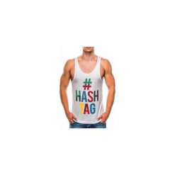 BOKSERKA MĘSKA Z NADRUKIEM S804 - ECRU. Szare t-shirty męskie z nadrukiem marki Ombre Clothing, m. Za 29,00 zł.