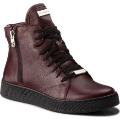 Botki EVA MINGE - Estrada 4K 18SM1372492EF 134. Czerwone buty zimowe damskie marki Eva Minge, ze skóry. Za 459,00 zł.