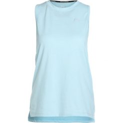 Nike Performance BREATHE TAILWIND TANK Koszulka sportowa ocean bliss/reflective silver. Niebieskie topy sportowe damskie marki Nike Performance, xl, z bawełny. Za 139,00 zł.