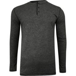 Ciemny Szary T-shirt (Koszulka), Długi Rękaw, Longsleeve -JUST YUPPI- Męski, Popielaty, z Guzikami TSJTYUPLS9618ko4ciemszary. Szare koszulki męskie m, z tkaniny, casualowe, długie. Za 69,00 zł.