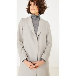 Simple - Bluzka. Szare bluzki damskie marki Simple, z elastanu, casualowe, z golfem. W wyprzedaży za 279,90 zł.