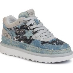 Sneakersy UGG - W Highland Sneaker 1109631 Gvss. Niebieskie półbuty damskie Ugg, z zamszu. Za 479,00 zł.