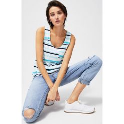 Top bawełniany. Bluzki damskie Moodo, xl, bez wzorów, z bawełny, bez kołnierzyka. Za 14,99 zł.