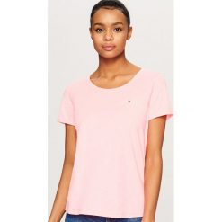 T-shirty damskie: T-shirt z kieszonką – Pomarańczo