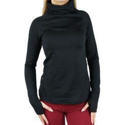 GymHero Hoodie RUNNER-BLACK. Czarne bluzy damskie Gymhero, bez wzorów, bez rękawów, bez kaptura. W wyprzedaży za 139,99 zł.