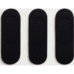 Mango Man - Skarpety Pinkbla (3 pack). Czarne skarpetki męskie Mango Man, bez wzorów, z elastanu. Za 49,90 zł.