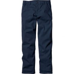 Chinosy męskie: Spodnie ze stretchem chino Slim Fit Straight bonprix ciemnoniebieski