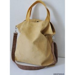 Torba hobo XXL - piaskowa. Szare torebki klasyczne damskie Pakamera, z syntetyku. Za 119,00 zł.