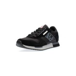 Buty Napapijri NA4DWF VIRTUS. Czarne trampki męskie Napapijri, bez wzorów, bez zapięcia. Za 331,95 zł.
