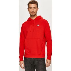 Nike Sportswear - Bluza. Czerwone bluzy męskie Nike Sportswear, s, bez wzorów, z bawełny, z kapturem, bez rękawów, z kapturem. Za 219,90 zł.