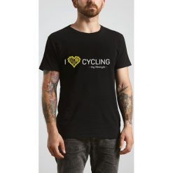 Koszulka T-SHIRT. I love cycling - my lifestyle. Koszulki męskie studioixi, m, z nadrukiem, bez kołnierzyka. Za 85,00 zł.