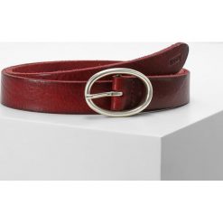 Paski damskie: CLOSED BELT ROUND Pasek granat red