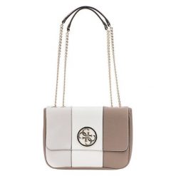 Guess Torba Damska Ryann Color - Bloc Do Torby Na Shoulder. Szare torebki klasyczne damskie marki Guess, z aplikacjami. W wyprzedaży za 550,00 zł.