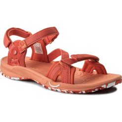 Sandały JACK WOLFSKIN - Lakewood Ride Sandal W 4019041-1255040 Hot Coral. Pomarańczowe sandały damskie marki Jack Wolfskin, w paski, ze skóry ekologicznej, sportowe, bez obcasa, z paskami, outdoorowe. W wyprzedaży za 219,00 zł.