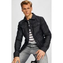 G-Star Raw - Kurtka. Niebieskie płaszcze męskie G-Star RAW, s, bez wzorów, z elastanu, retro, krótkie, bez kaptura. W wyprzedaży za 539,90 zł.