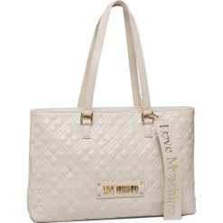 Torebka LOVE MOSCHINO - JC4001PP1ALA0110 Avorio. Brązowe torebki klasyczne damskie Love Moschino, bez wzorów, ze skóry ekologicznej, klasyczne, bez dodatków. W wyprzedaży za 659,00 zł.