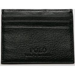 Polo Ralph Lauren - Portfel skórzany. Czarne portfele męskie Polo Ralph Lauren, bez wzorów, ze skóry. Za 269,90 zł.