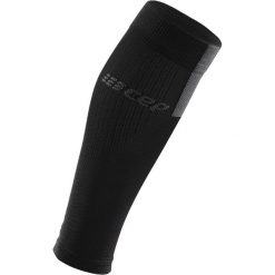 Opaska Kompresyjna Cep Calf Sleeves 3.0 W Szaro-Czarna. Szare skarpetki męskie CEP, bez wzorów, ze skóry. Za 139,99 zł.
