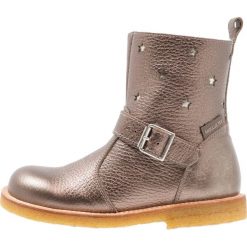 Buty zimowe damskie: ANGULUS Botki kowbojki i motocyklowe bronze/champagner/grey/brown