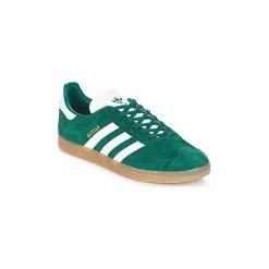 Buty adidas GAZELLE. Zielone trampki i tenisówki damskie Adidas, bez wzorów, bez zapięcia. Za 286,30 zł.