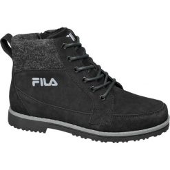 Buty zimowe chłopięce: trapery Fila Fila czarne
