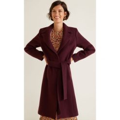 Mango - Płaszcz Scala. Szare płaszcze damskie pastelowe Mango, l, w paski, z materiału. Za 549,90 zł.