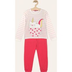 Blukids - Piżama dziecięca 98-128 cm. Różowe piżamy dziewczęce Blukids, z nadrukiem, z bawełny, bez rękawów. Za 39,90 zł.