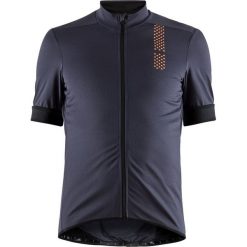 Craft koszulka rowerowa męska Rise, ciemno-szary M. Szare koszulki męskie Craft, s, bez wzorów, z klasycznym kołnierzykiem, bez rękawów, na fitness i siłownię. Za 229,00 zł.