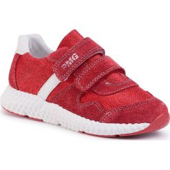 Sneakersy PRIMIGI - 5424122 S Red. Czerwone trampki chłopięce Primigi, bez wzorów, z zamszu, na rzepy. Za 279,00 zł.