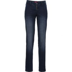 Miękkie dżinsy ze stretchem chino bonprix ciemnoniebieski. Jeansy damskie bonprix. Za 109,99 zł.