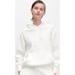 Bluza z kapturem - Biały. Białe bluzy damskie Reserved, s, bez wzorów, bez rękawów, z kapturem. Za 119,99 zł.