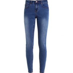 Lost Ink MID RISE SKINNY Jeans Skinny Fit denim. Niebieskie rurki damskie marki Lost Ink. Za 169,00 zł.