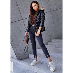 Elit Kurtka Naturalny Jenot Premium Kolor Black S. Czarne kurtki damskie LIGARI, s, w paski, z bawełny, bez kaptura. Za 299,00 zł.
