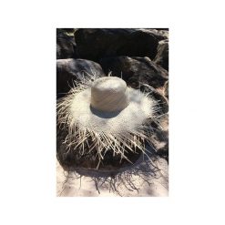 Pleciony kapelusz. Brązowe kapelusze damskie White sands, bez wzorów, boho. Za 119,00 zł.
