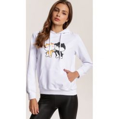 Biała Bluza Grynira. Białe bluzy damskie Renee, s, bez wzorów, bez rękawów, bez kaptura. Za 69,99 zł.