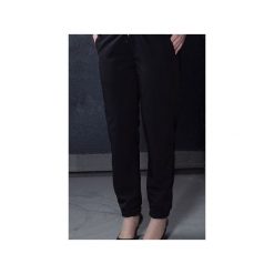 Spodnie LOOSE&ZIP BLACK. Czarne spodnie damskie TRUE COLOR by Ann, s, bez wzorów, z tkaniny, na golfa. Za 299,00 zł.
