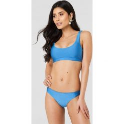 Hannalicious x NA-KD Dół bikini z marszczeniem - Blue. Niebieskie bikini marki Hannalicious x NA-KD. W wyprzedaży za 40,48 zł.