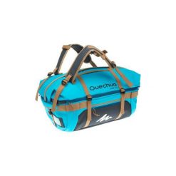 Torba trekkingowa EXTEND 40 - 60 l. Niebieskie plecaki męskie marki QUECHUA, bez wzorów, z poliesteru. Za 169,99 zł.