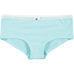Pełne figi w kolorze turkusowym. Niebieskie majtki dziewczęce Skiny Girls, z bawełny. W wyprzedaży za 19,95 zł.
