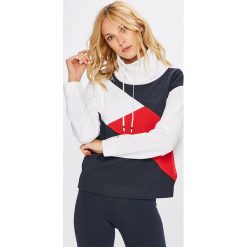 Tommy Hilfiger - Bluza. Szare bluzy damskie TOMMY HILFIGER, m, z bawełny, bez kaptura. Za 539,90 zł.
